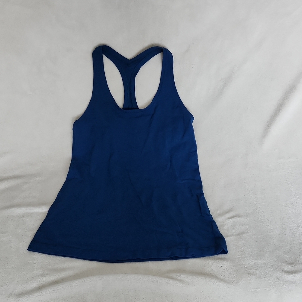 lululemon athletica Navy Racerback Tank Top